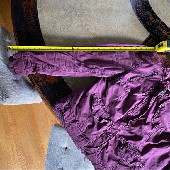 Mossimo Supply Co. Wine Utility Bomber Size L - Picture 6 of 8